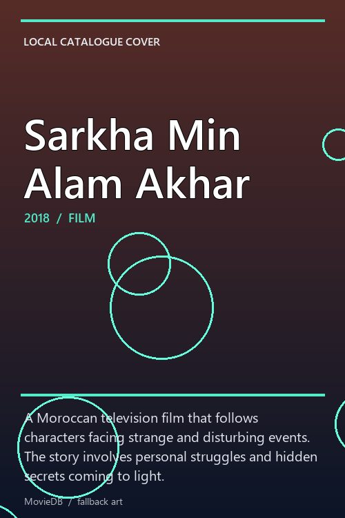 Sarkha Min Alam Akhar poster