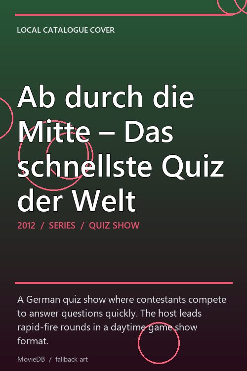 Ab durch die Mitte – Das schnellste Quiz der Welt poster