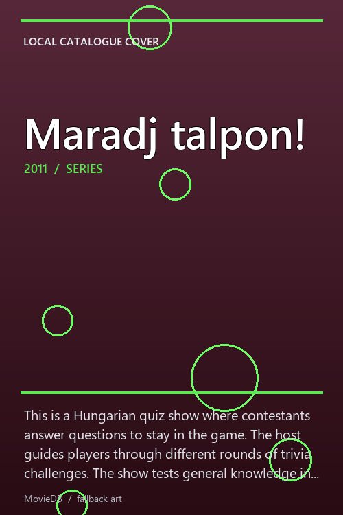 Maradj talpon! poster