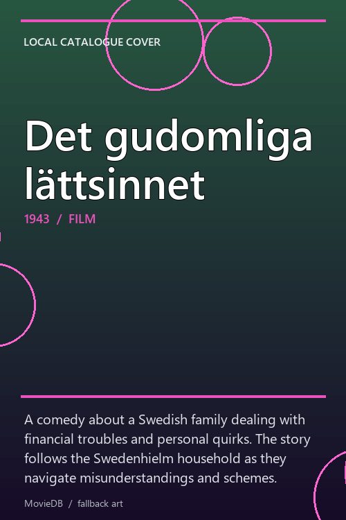Det gudomliga lättsinnet poster