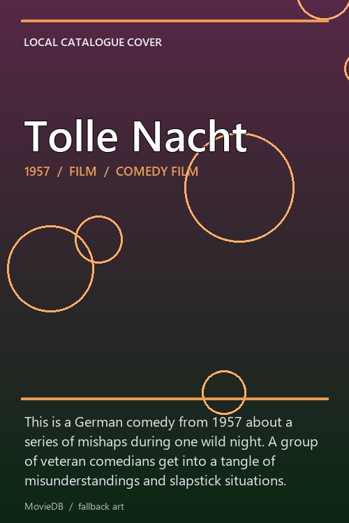 Tolle Nacht poster