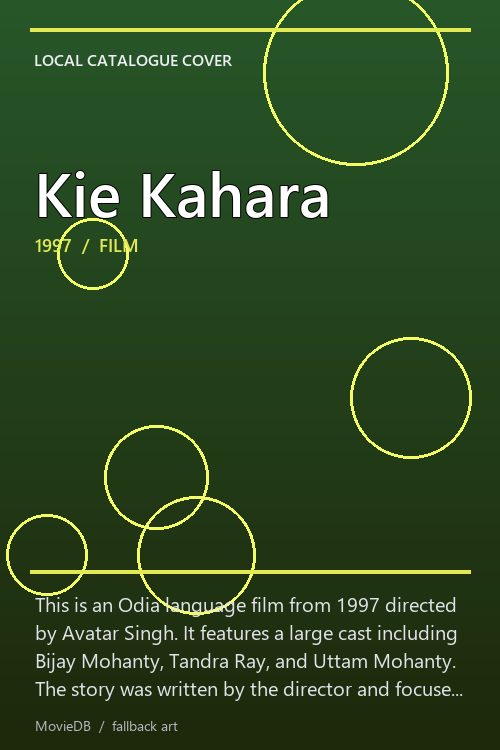 Kie Kahara poster