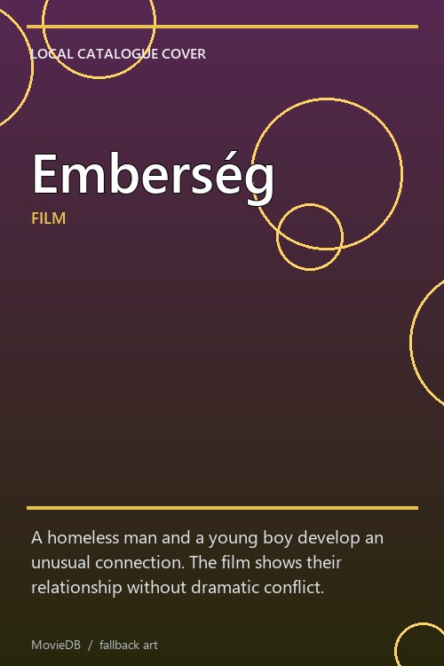 Emberség poster