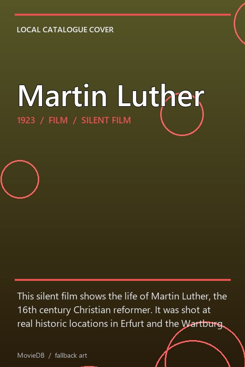 Martin Luther poster