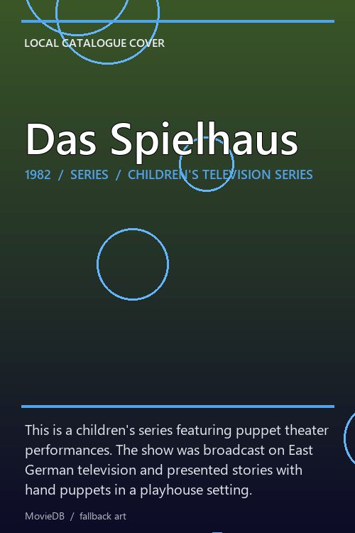 Das Spielhaus poster