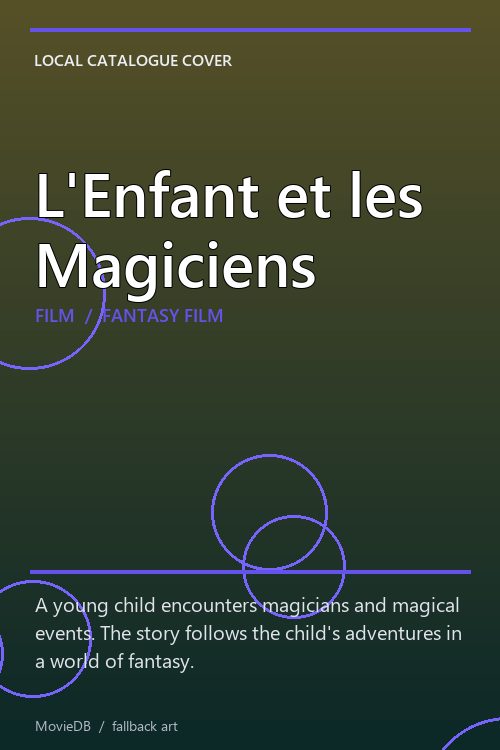 L'Enfant et les Magiciens poster