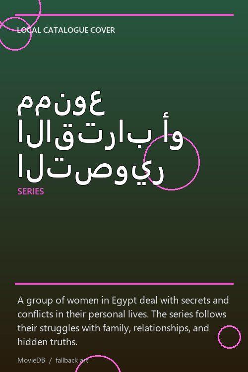 ممنوع الاقتراب أو التصوير poster