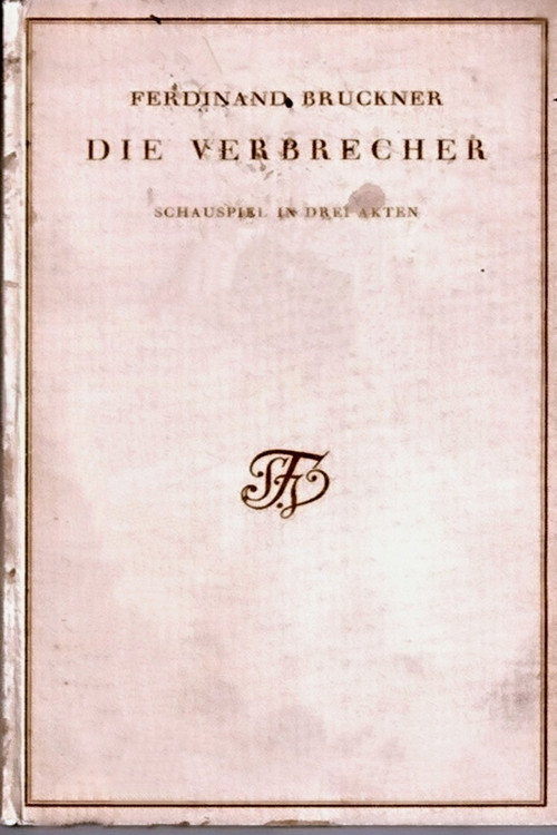 Die Verbrecher poster