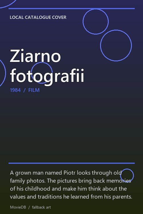 Ziarno fotografii poster