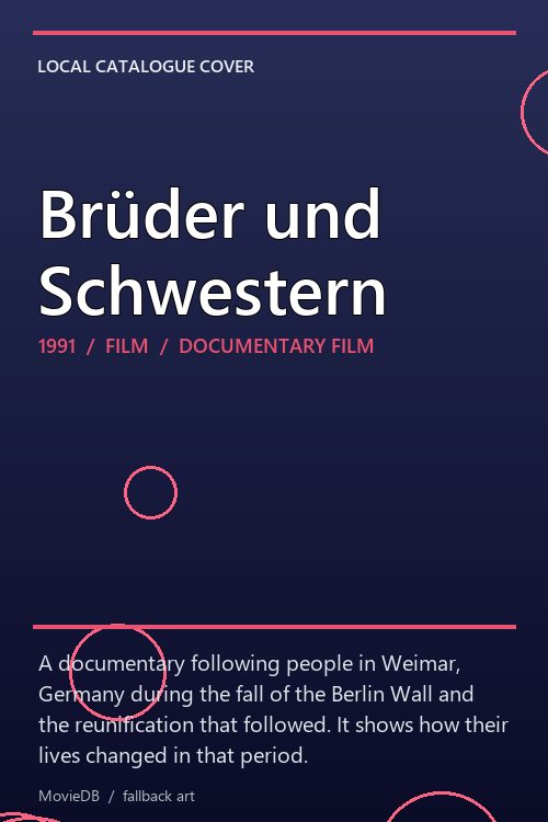 Brüder und Schwestern poster