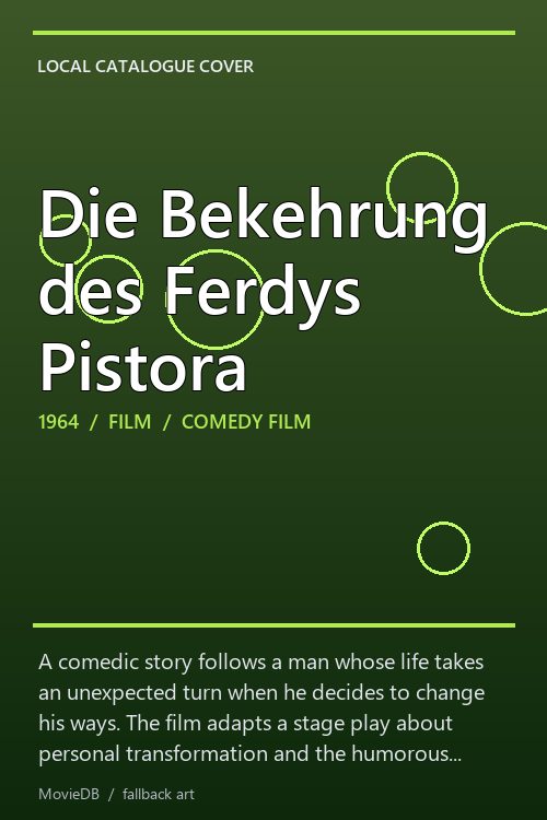 Die Bekehrung des Ferdys Pistora poster