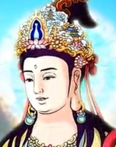 Maha-Stamaprapta Bodhisattva's Preachment on Being Mindful of the Buddha poster