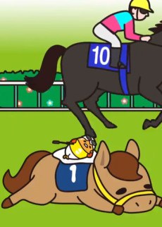 JRA x Gudetama poster