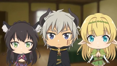 Isekai Maou to Shoukan Shoujo no Dorei Majutsu Ω Mini Anime poster