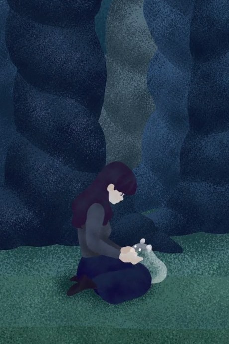 Forest ghost poster