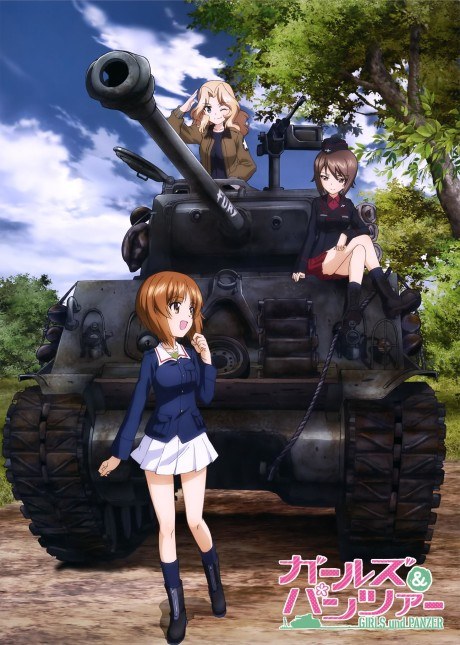 Fushou Akiyama Yukari no Sensha Kouza: M4 Sherman in Girls und Panzer poster