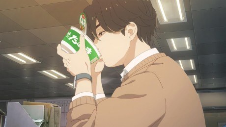 Akai Kitsune Midori no Tanuki Web CM: Hitori no Yoru to Akamidori poster