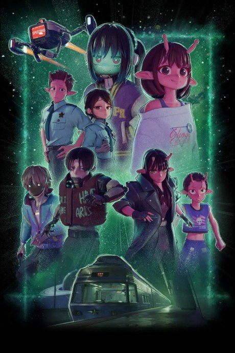 Milky☆Subway: The Galactic Limited Express – the Movie poster