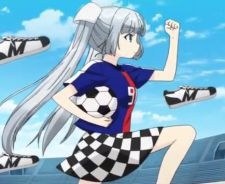 Miss Monochrome - The Animation: Soccer-hen poster