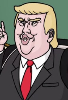 Hey, President Trap-kun! poster