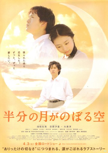 Looking up at the Half-Moon poster