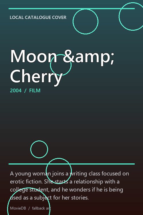 Moon & Cherry poster