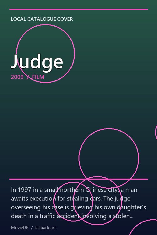 Judge poster