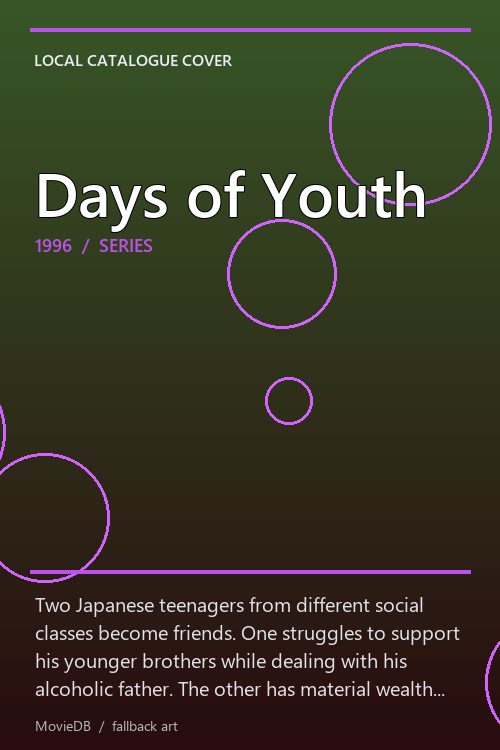 Days of Youth poster
