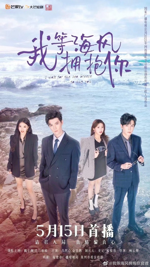 I Wait for the Sea Breeze to Hug You poster