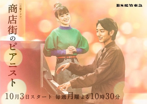 Pianist in the Shopping District poster